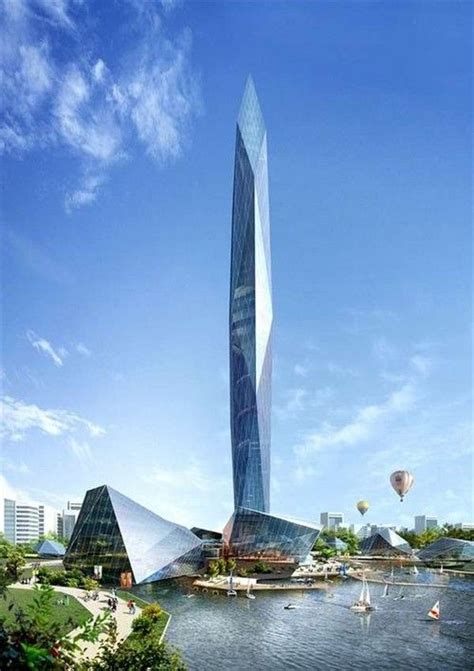 Futuristic Architecture Korean Invisible City Tower