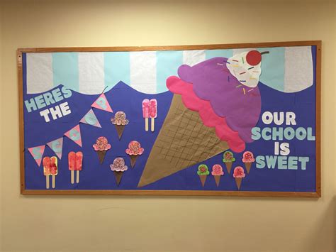 Ice Cream Bulletin Board Summer Bulletin Boards Back To School