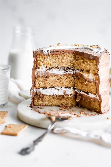 Smores Layer Cake Recipe Baran Bakery