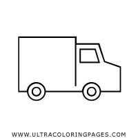 delivery truck coloring page ultra coloring pages
