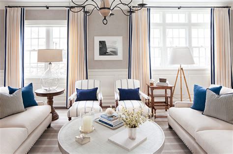 Navy And White Living Room Design A Style Update — Coastal
