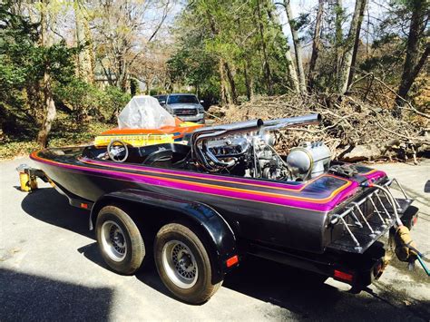 Hondo Sk Drag Racing Boat Ready To Run Chevy Motor Lowered Reserve