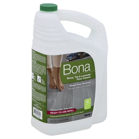 Bona Hard Surface Floor Cleaner Refill 128 Fl Oz Pack Of 1 Clear