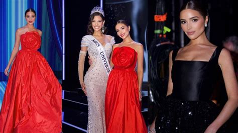 in photos olivia culpo steals the spotlight in stunning dress at miss universe 2023 pageant