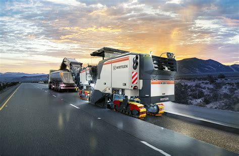 wirtgen to premier large milling machines at conexpo con agg rock to roadrock to road