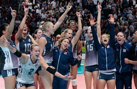 Us Wins First Major Womens Volleyball Title Sports