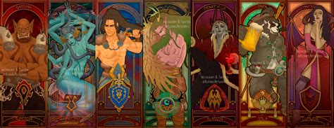7 Deadly Sins In Art Nouveau Style By Alexael Artworks News Icy Veins