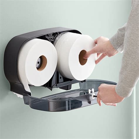 Lavex Select Compact Jumbo Jr 550 2 Ply Toilet Tissue Roll With 7
