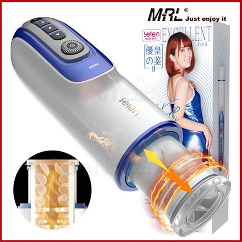 Full Automatic Thrusting Piston Male Masturbator Retractable Voice