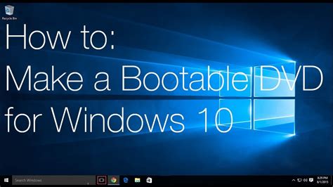 How To Create A Windows 10 Installation Disk Youtube Creators Update