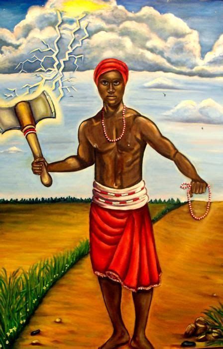 Xango Shango Orisha Healing Artwork Yoruba Orishas Afro Warrior