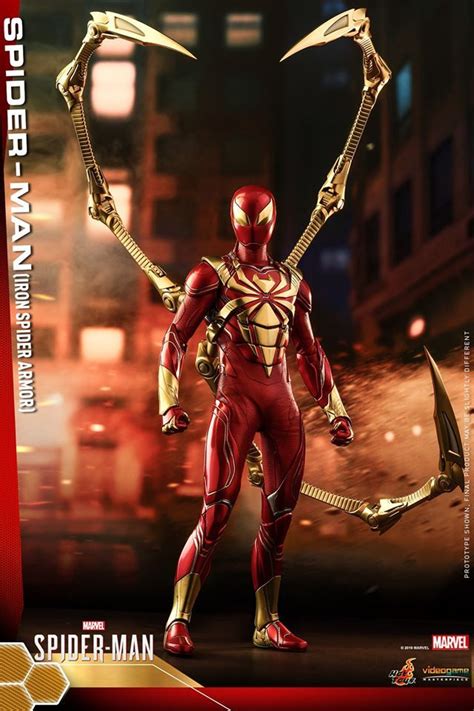 Spider Man Ps4 Hot Toys Action Figure Showcases Peter Parkers Jaw