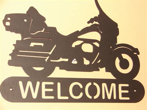 Choose your favorite harley davidson designs and purchase them as wall art, home decor, phone cases, tote bags, and more! Motorcycle Full Dressed Harley Davidson WELCOME PLAQUE ...