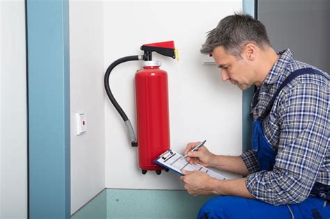 Most fire extinguishers will have a pictograph label telling you which classifications of fire the extinguisher is designed to fight. Chicago High Rise Fire Extinguisher Inspection Checklist | by HRSS Chicago | Medium