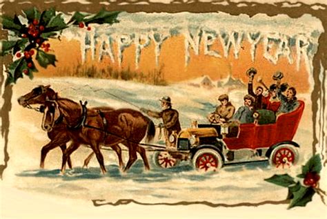 Vintage New Years I Have This Postcard Vintage Happy New Year