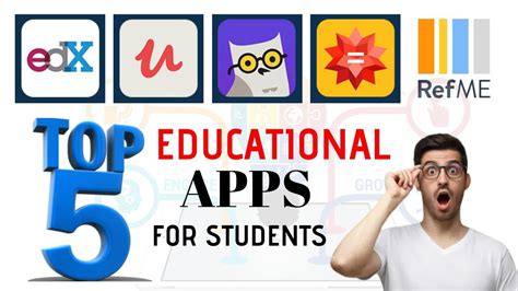 Top 5 Educational Apps For Students Educational Apps For Free Youtube