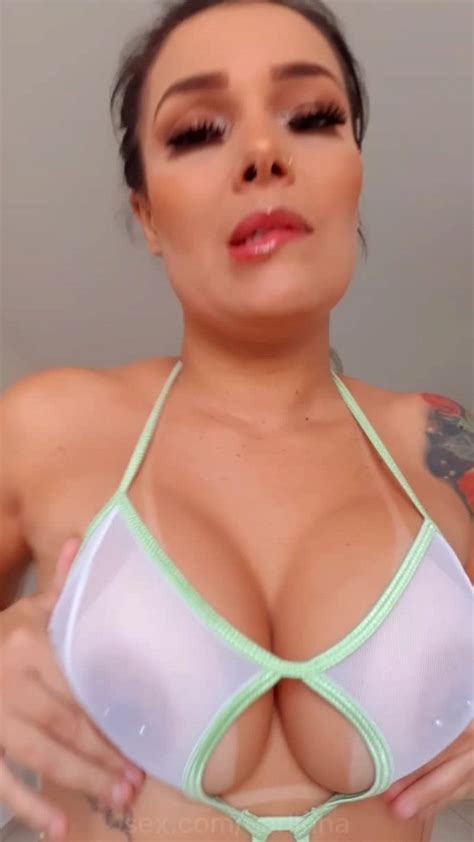 Carlinha Wanna See My Tan Lines😉 Sexy Big Tits Brunette