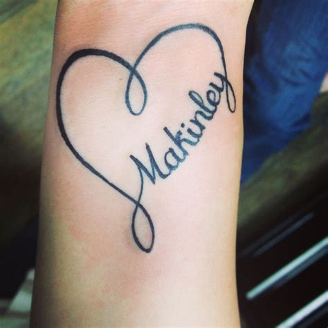 Tattoo Heart Tattoos With Names Heart With Infinity Tattoo Cool