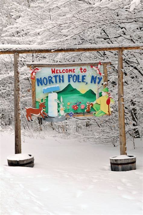 North Pole New York Turns Into A Winter Wonderland Each Year