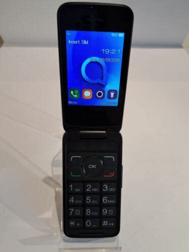 Alcatel 3025x Flip Fold Metallic Grey Unlocked Mobile Phone Fully