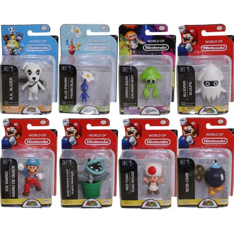 jakks pacific toys world of nintendo articulated figures wave 10 set of 8 2 5 inch