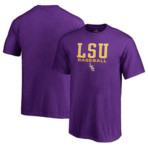 Fanatics Branded Lsu Tigers Youth Purple True Sport Baseball T Shirt
