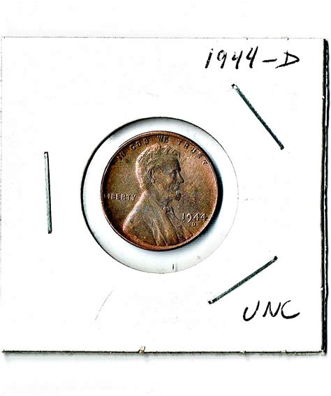 Us 1944 D Uncirculated Lincoln Wheat Cent 1 12 22