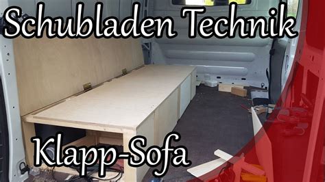 Ein ausziehbett an der linken seite (liegefläche 2,0 m x 1,13 m) mit 60 mm starken matratzen. Ausziehbett Kastenwagen / Mercedes Benz Viano Camper ...