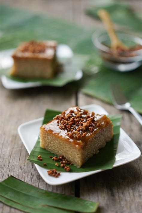 Biko Filipino Sweet Rice Cake W Latik Topping Hungry Huy