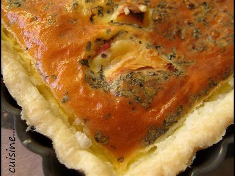 Tarte à la vache qui rit et au jambon