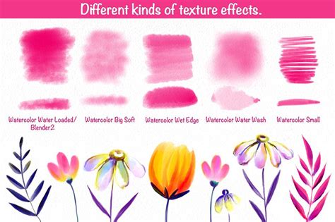 50 Procreate Watercolor Brushes | Procreate brushes free, Procreate