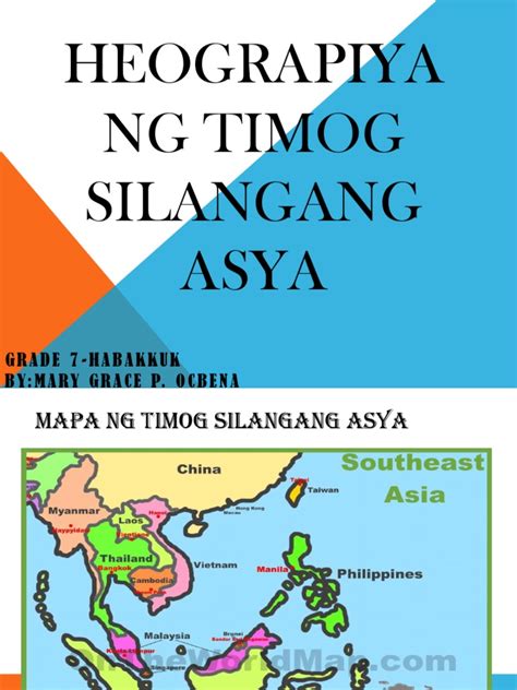Heograpiya Ng Timog Silangang Asya Pdf