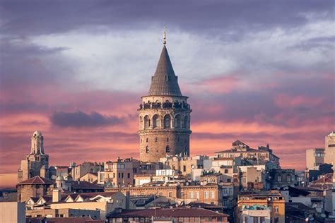 Turkey Houses Sky Istanbul Cities