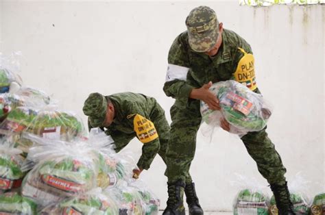 Ejército Mexicano Entrega Ayuda A La Población Afectada Por El Sismo En Oaxaca N