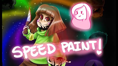 Chara From Glitchtale Speedpaint 1 Youtube