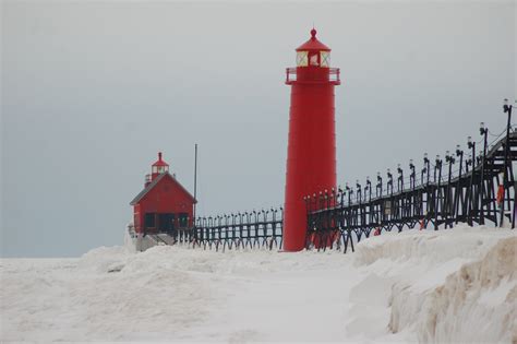 Michigan Winter Road Trip Lake Michigan Lighthouses Travel The Mitten