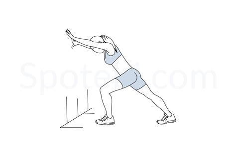 Calf Stretch Illustrated Exercise Guide