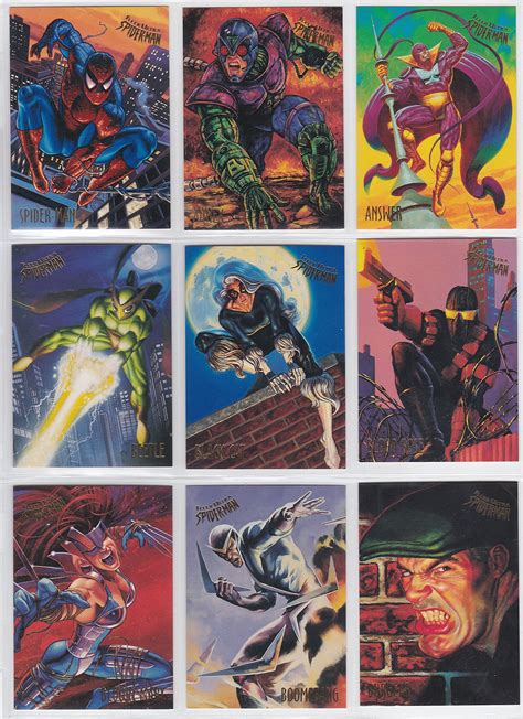 Buy 1995 Fleer Ultra Spider Man Base Set Of 150 Cards Nmm Marvel