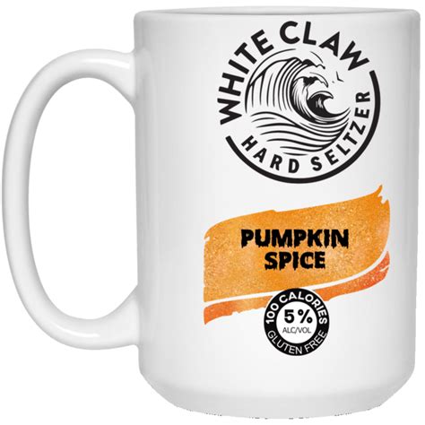 White Claw Hard Seltzer Pumpkin Spice Mug Travel Mug Tumblers