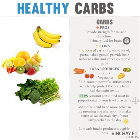 Healthy Carbs Fitness Pinterest