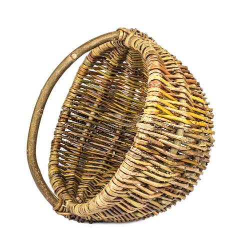 Empty Wicker Basket Stock Photo Image Of Weave Decorative 52685358