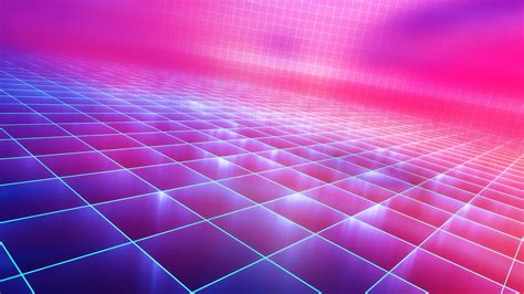 Grid Magenta Synthwave Lines 4k Hd Vaporwave Wallpapers Hd Wallpapers