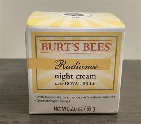 burt s bees radiance night cream with royal jelly 2 oz 792850186996 ebay