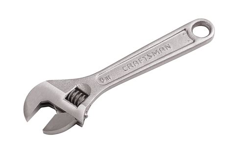 L alloy steel adjustable wrench, ac24vs. Craftsman 6" Adjustable Wrench