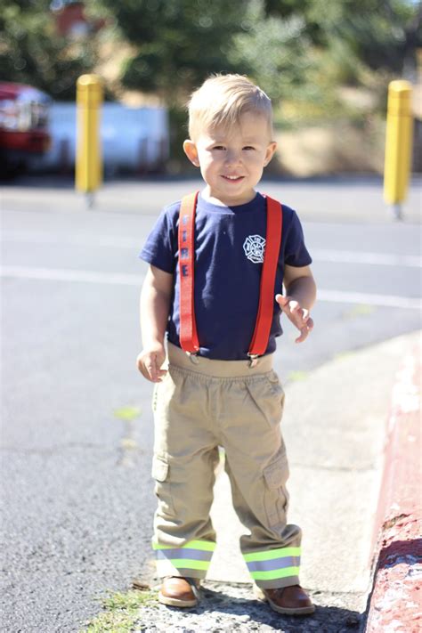 Boys Firefighter Costume Firefighter Costume Kids Firefighter