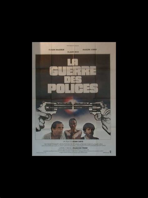Affiche Du Film GUERRE DES POLICES LA CINEMAFFICHE