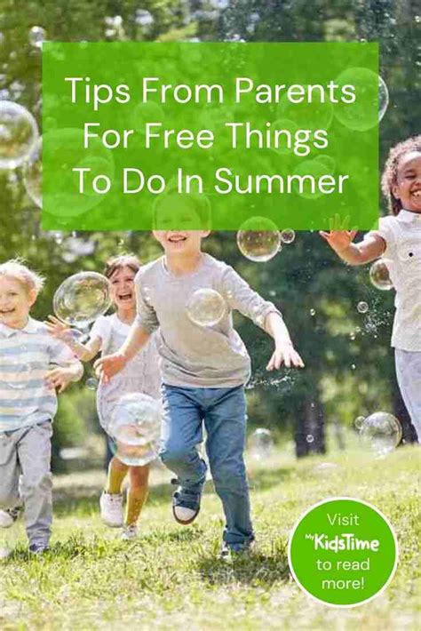 We Love These Tips From Parents For Free Things To Do In The Summer