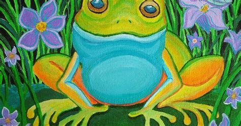 Frog On A Lily Pad Painting By Nick Gustafson Frog On A Lily Pad Fine