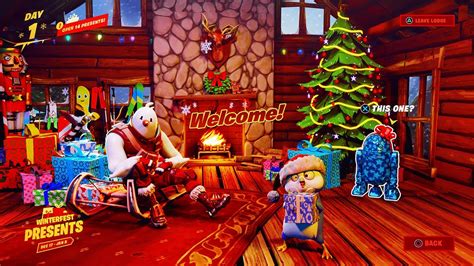 All Presents Opened Fortnite Winterfest 2020 Gameplay Trailer Free