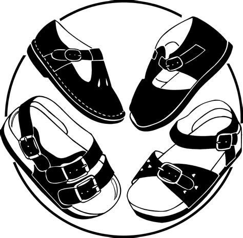 Download Baby Shoes Clipart Black And White Download Girl Shoe For
